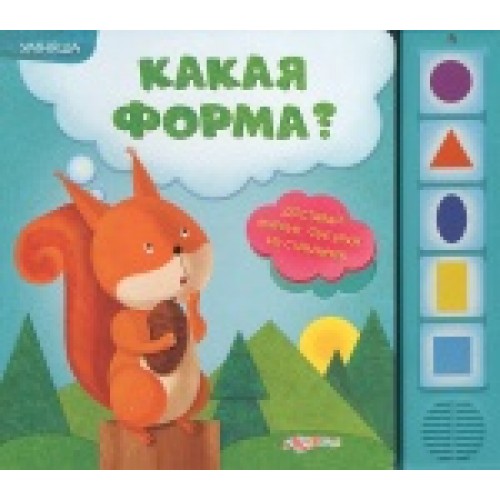 Книга Какая форма? Книжка-игрушка