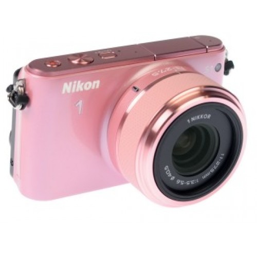 Компактный фотоаппарат со сменным объективом Nikon 1 S1 kit (11-27.5mm) Pink