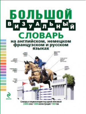 Книга Большой визуальный словарь на английском немецком французском и русском языках