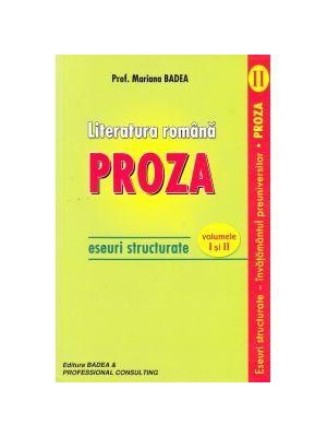 Limba si literatura romana.Proza vol.1+2