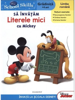 School skills +4 ani - sa invatam literele mici cu Mickey