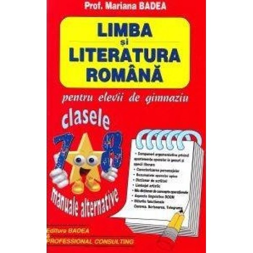 Literatura romana - cls. VII-VIII