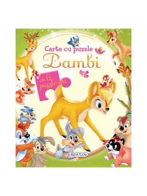 Carte cu puzzle - Bambi