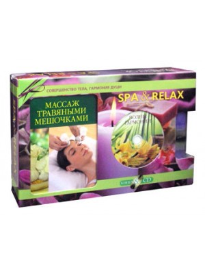 Книга SPA&Relax. Подарочный комплект в коробке (книга+CD+свеча)