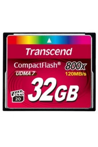 Карта памяти Transcend 32 GB 800X CompactFlash Card TS32GCF800