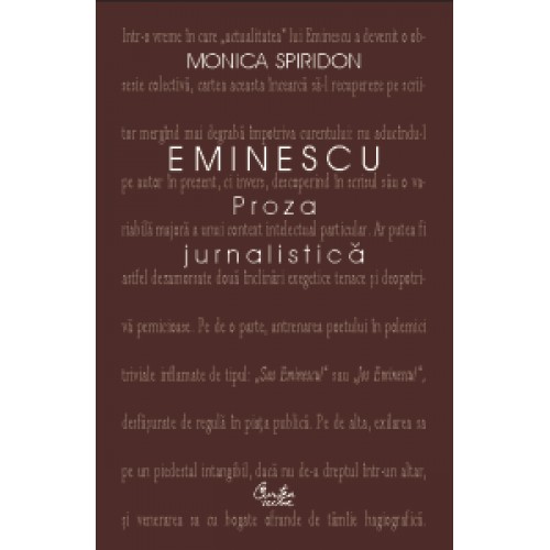 Eminescu - proza jurnalistica