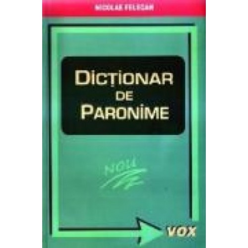 Dictionar de paronime.