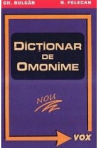 Dictionar de omonime.