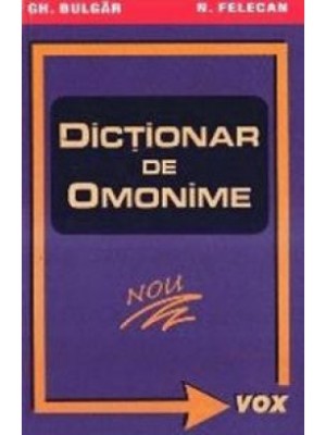 Dictionar de omonime.