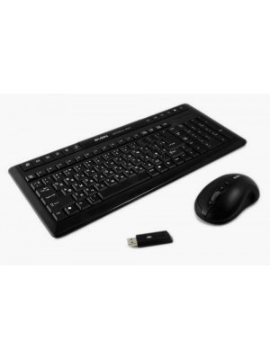 Клавиатура SVEN Wireless 9005 Combo black, Keyboard + optical mouse, USB