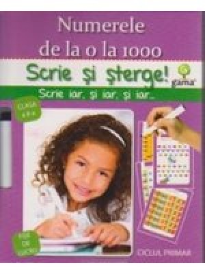 Numerele 0-1000/ scrie si sterge