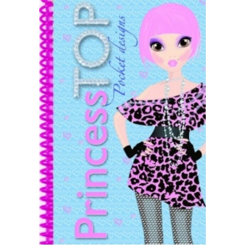Princess TOP- Pocket designs (bleu) 
