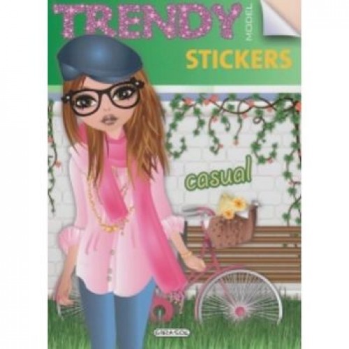 Trendy model stickers - casual