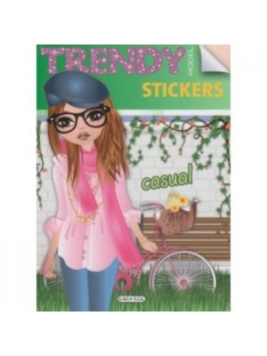 Trendy model stickers - casual