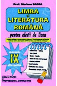 Limba si literatura romana - cls. a IX-a