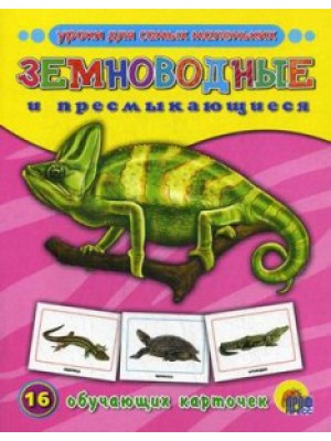 Книга Земноводные и пресмыкающиеся. Обучающие карточки