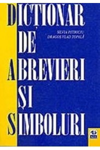 Dictionar de abrevieri si simboluri