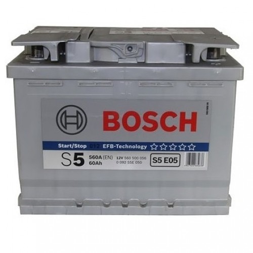 АКБ Bosch S5 EFB 12V 60AH 560(EN) 