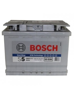 АКБ Bosch S5 EFB 12V 60AH 560(EN) 