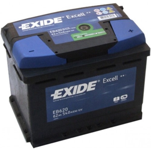 АКБ Exide EXCELL 12V 62Ah 540EN 