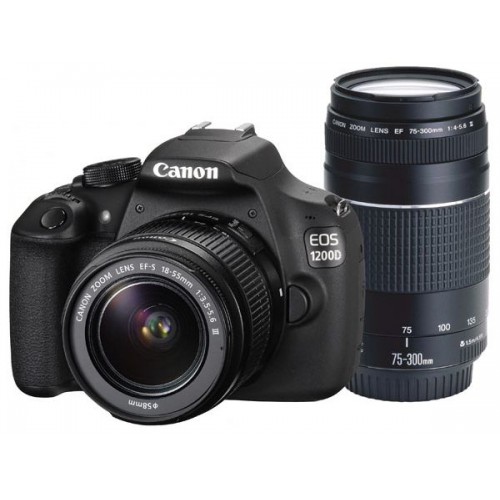 Цифровои фотоаппарат  Canon EOS 1200D 18-55 + 75-300 IS II