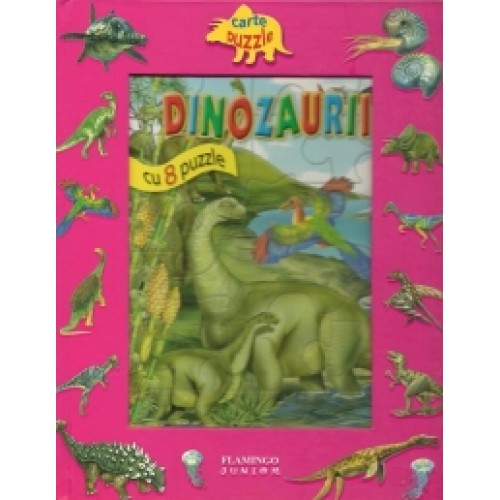 Dinozaurii cu 8 puzzle 