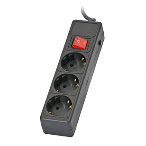 Сетевой фильтр-удлинитель Sven Optima Base 3 Sockets 1,8м Black