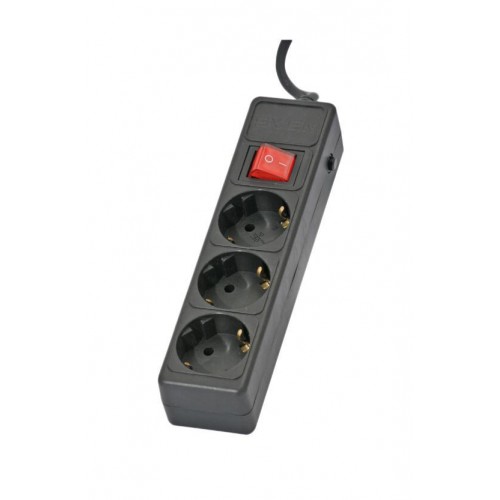 Сетевой фильтр-удлинитель Sven Optima Base 3 Sockets 5.0м Black