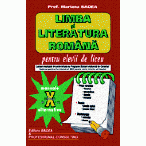 Limba si literatura romana - cls. a X-a