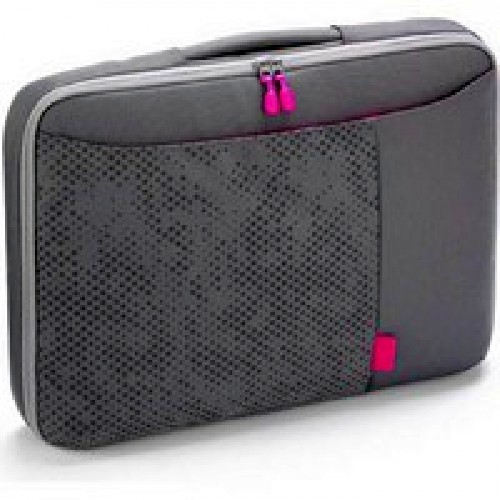 Dicota D30263 Bounce Slim Case 10"-11.6" (pink/grey), Notebook Trendy Slim-Fit Bag