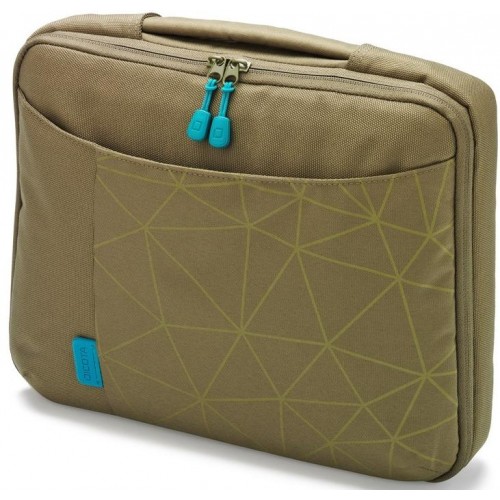 Dicota D30341 Bounce Slim Case 13"-14.1" (green/blue), Notebook Trendy Slim-Fit Bag