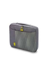 Dicota D30344 Bounce Slim Case 10"-11.6" (grey/yellow), Notebook Trendy Slim-Fit Bag