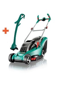 Газонокосилка Bosch ROTAK 37+ триммер EASYTRIM 23