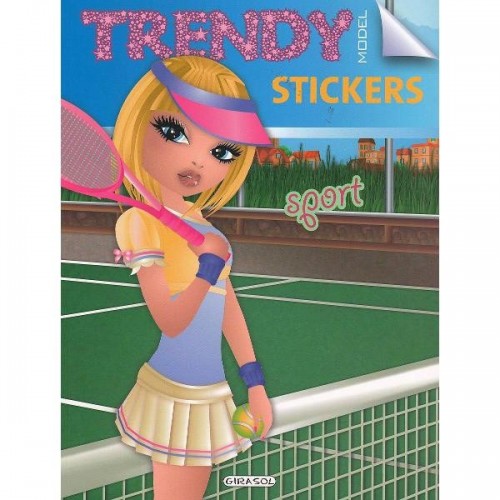 Trendy model stickers - sport
