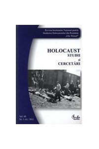 Holocaust studii si cercetari vol III nr.1