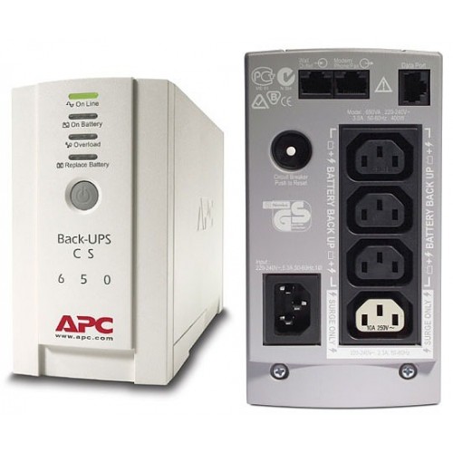 Источник бесперебойного питания APC Back-UPS CS 650V