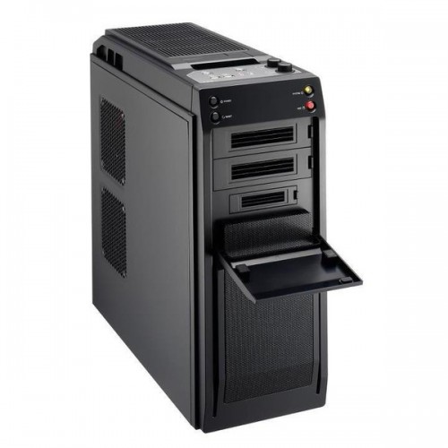 Корпус ATX Miditower Chieftec Libra LF-01B-OP Black 