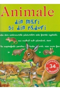 Picto-abtibilduri cu animale din mari si din paduri