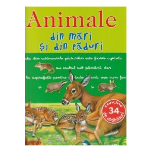 Picto-abtibilduri cu animale din mari si din paduri