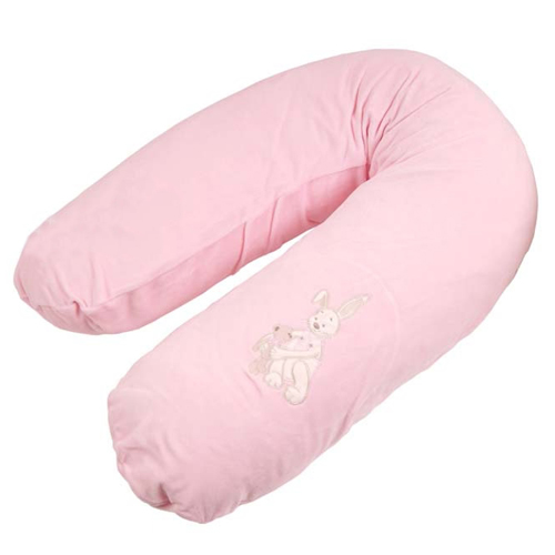 Подушка для кормления розовая Klups