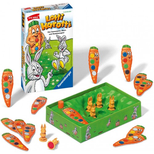 Развлекательная игра Ravensburger Funny Bunny (Выдерни морковку)