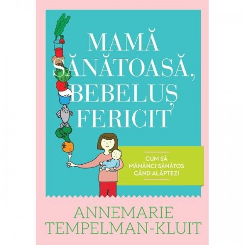 Mama sanatoasa bebelus fericit