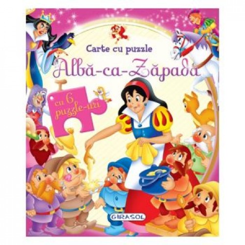 Carte cu puzzle - Alba ca zapada