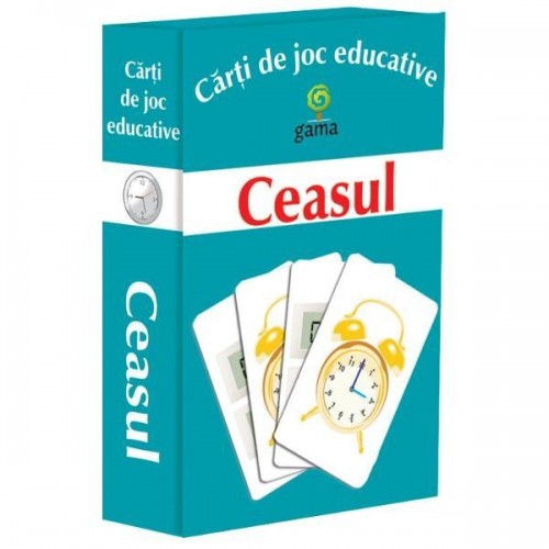 Ceasul. Carti de joc educative