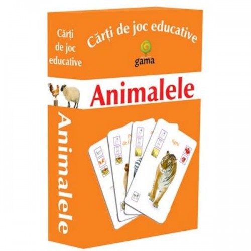 Animalele. Carti de joc educative