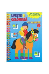 Lipeste si coloreaza cu numere 2