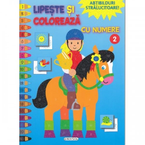 Lipeste si coloreaza cu numere 2