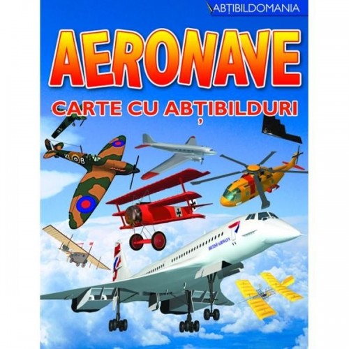 Carte cu abtibilduri - Aeronave