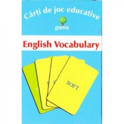 Englihsh Vocabulary. Carti de joc educative