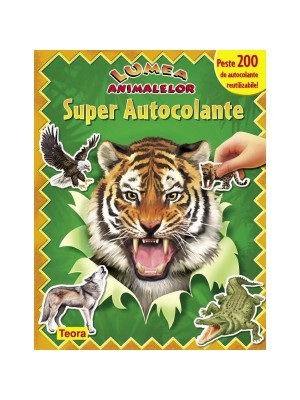 Super autocolante lumea animalelor